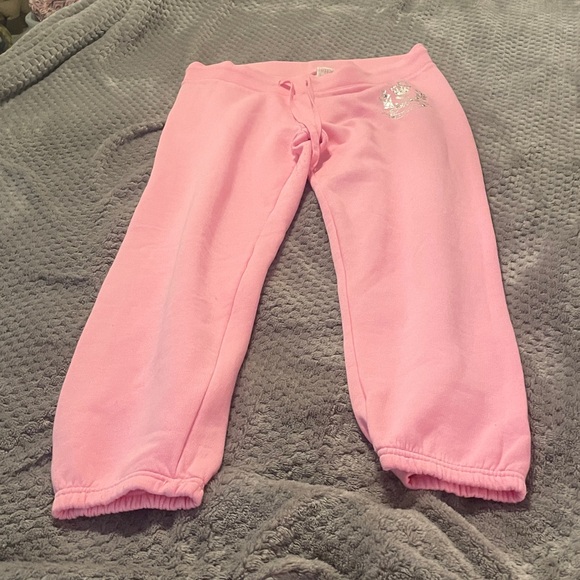 Pink Sweatpants with Silver Embellishment - Picture 4 of 7